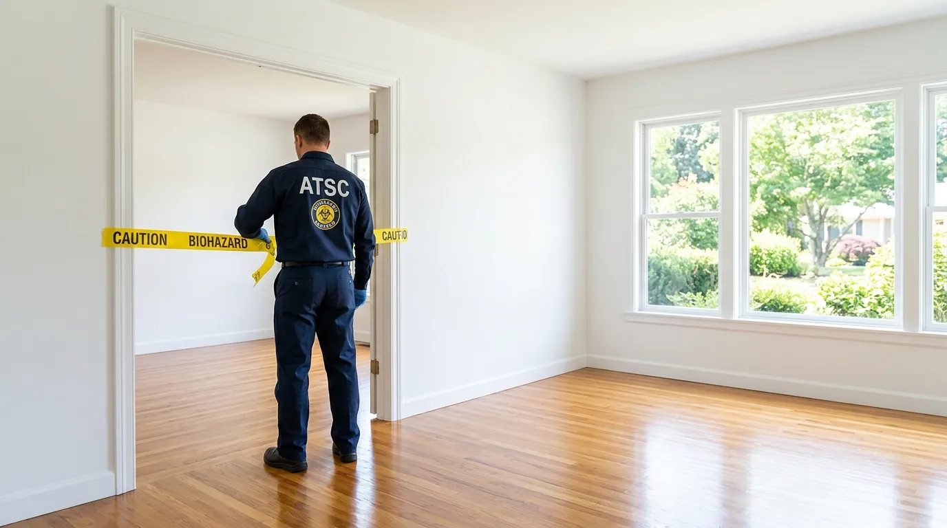 Certified biohazard cleanup crew performing Crime Scene Cleanup in Venice